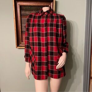 Plaid Wool Jacket